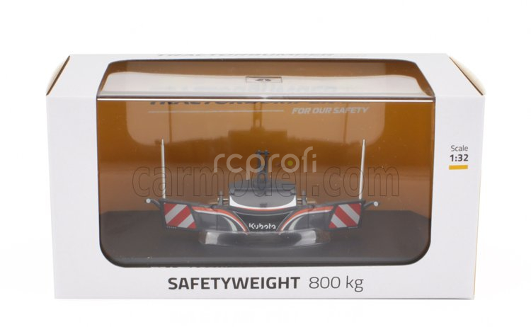 Universal hobbies Accessories Tractor Bumper Kubota - Safety Weight 800kg. 1:32 Black