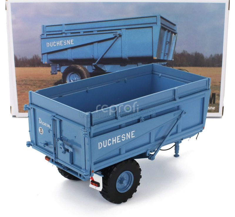 Universal hobbies Accessories Trailer Duchesne Agricoltural Tipping 1:32 Světle Modrá