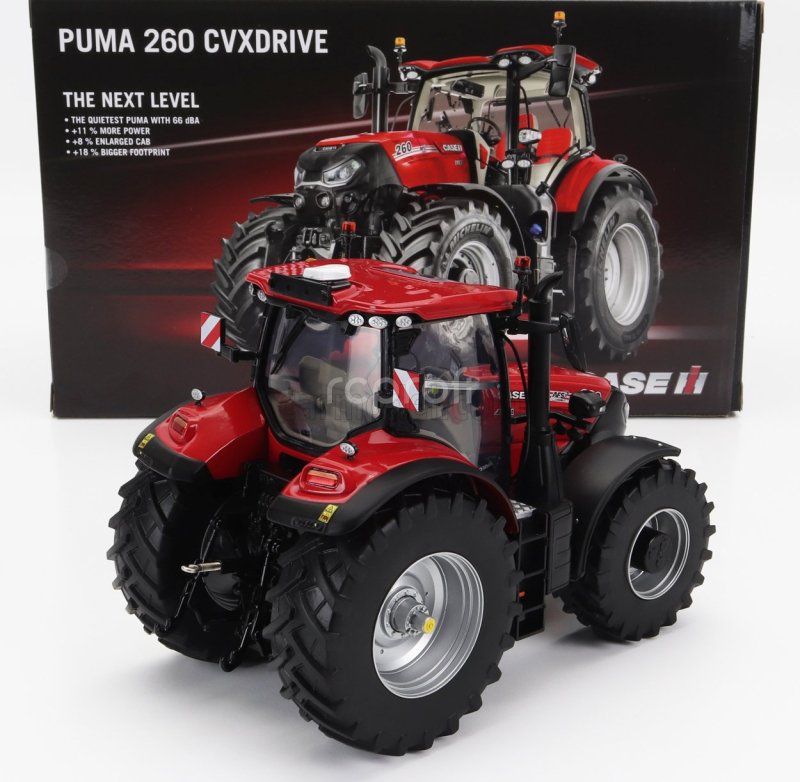 Universal hobbies Case-ih Puma 260 Cvx Drive Tractor 2022 1:32 Červená Černá