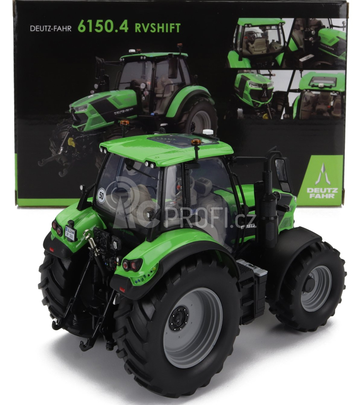 Universal hobbies Deutz-fahr 6150.4 Rvschift Tractor 2018 1:32 Zelená Černá