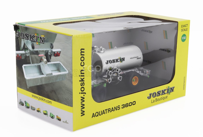 Universal hobbies Joskin Aquatrans 3600 Tanker Trailer 2010 1:32 Silver