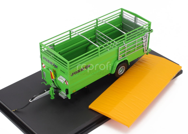 Universal hobbies Joskin Betimax Rds6000 Trailer Livestock Transporter - Carrello Trasporto Animali 1:32 Stříbrná Žlutá