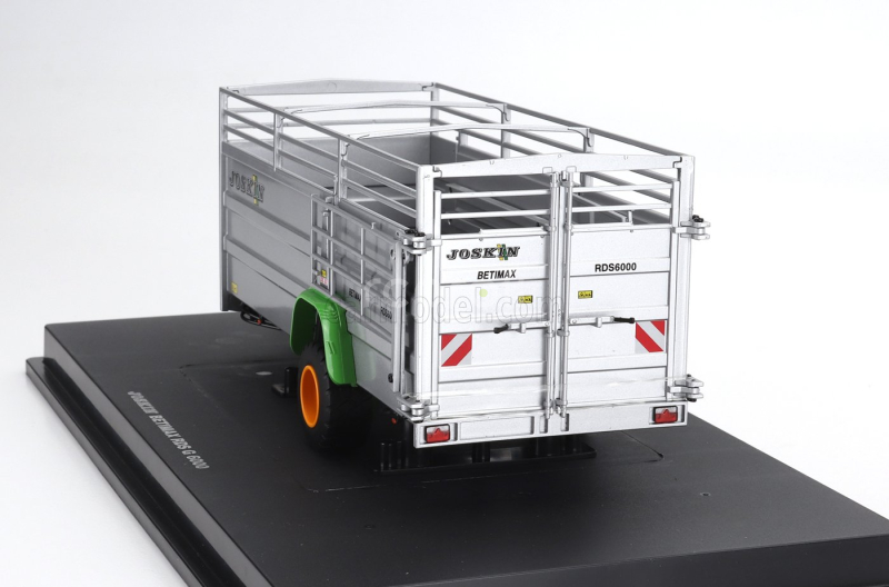 Universal hobbies Joskin Betimax Rds7500 Trailer Livestock Transporter - Carrello Trasporto Animali 1:32 Silver