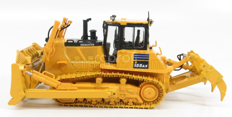 Universal hobbies Komatsu D155ax Bulldozer Ruspa Cingolata - Scraper Tractor 1:50 Žlutá Černá
