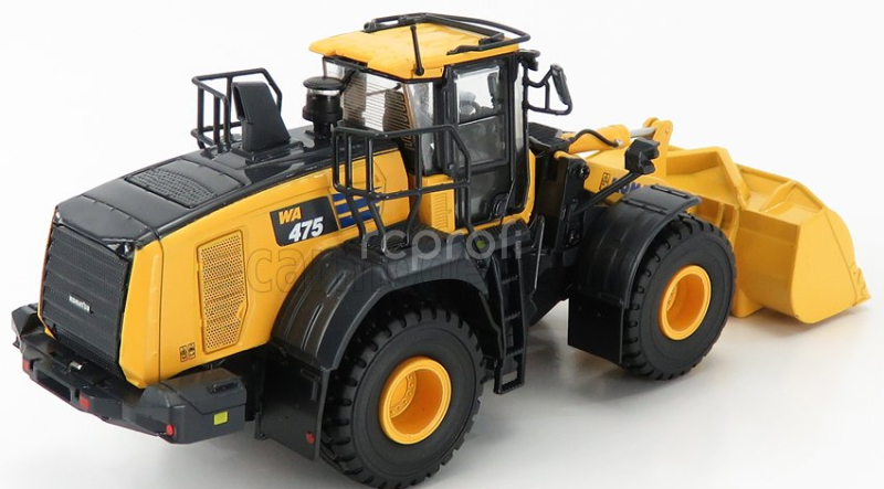 Universal hobbies Komatsu Wa475-10 Ruspa Gommata - Scraper Tractor 1:50 Žlutá Černá