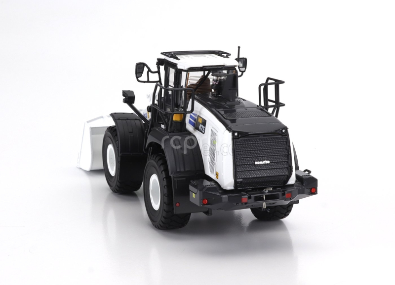 Universal hobbies Komatsu Wa475-10 Ruspa Gommata Tractor Scraper 2010 1:50 Bílá Černá