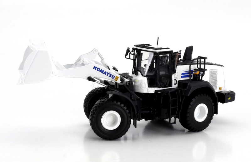 Universal hobbies Komatsu Wa475-10 Ruspa Gommata Tractor Scraper 2010 1:50 Bílá Černá