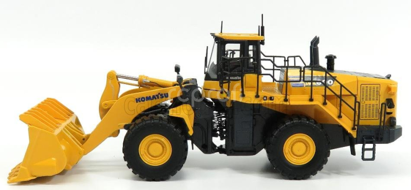 Universal hobbies Komatsu Wa600 Ruspa Gommata - Scraper Tractor 1:50 Žlutá Černá
