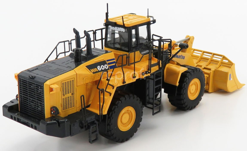 Universal hobbies Komatsu Wa600 Ruspa Gommata - Scraper Tractor 1:50 Žlutá Černá