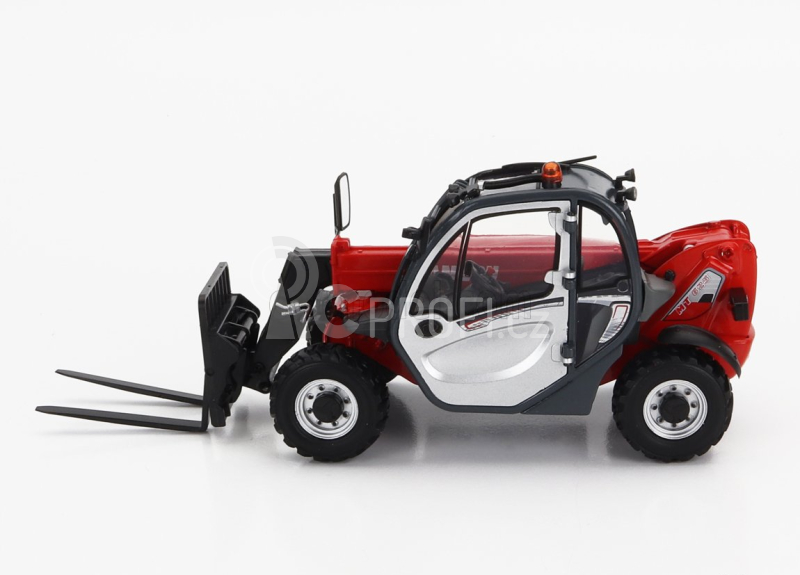 Universal hobbies Manitou Mt625t Comfort Telescopic Tractor - Elevatore 1:32 Červená Stříbrná