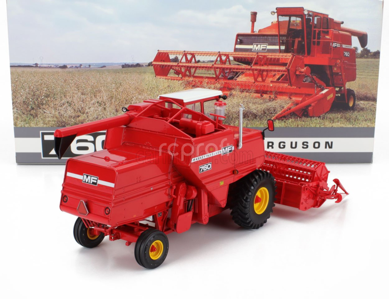 Universal hobbies Massey ferguson Mf760 Mietitrebbia Gommata Harvester 2010 1:32 Red