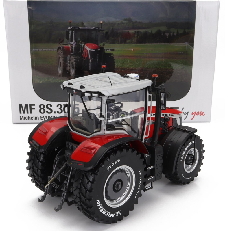 Universal hobbies Massey ferguson Mf8s.305 Tractor 2022 1:32 Červená Černá Šedá