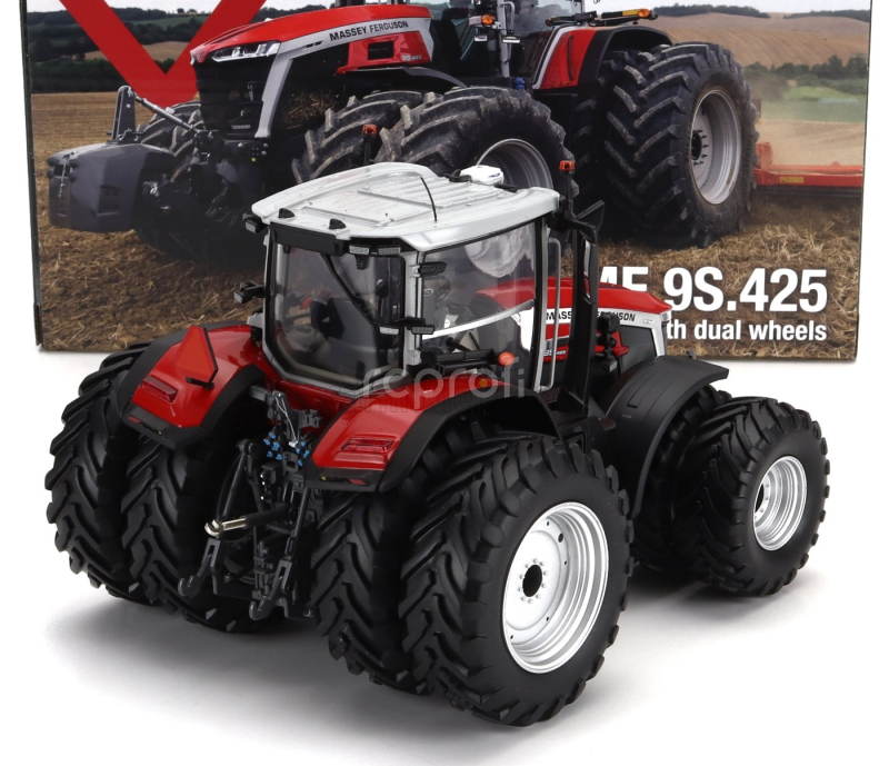 Universal hobbies Massey ferguson Mf9s.425 Tractordual Wheels 2022 1:32 Červená Černá