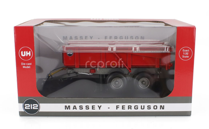 Universal hobbies Massey ferguson Trailer Mf 212 Generation 1 Tandem Tipping 1:32 Red