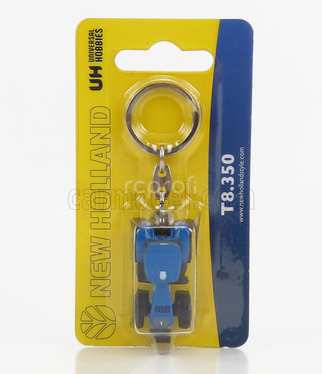 Universal hobbies New holland Portachiavi - Keyring T8.350 Tractor 2020 1:87 Blue