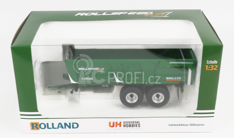 Universal hobbies Rolland Rollspeed 6835 2014 - Trailer For Tractor 1:32 Zelená