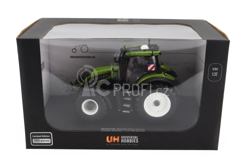 Universal hobbies Valtra S416 Tractor 2022 1:32 Olivově Zelená Černá