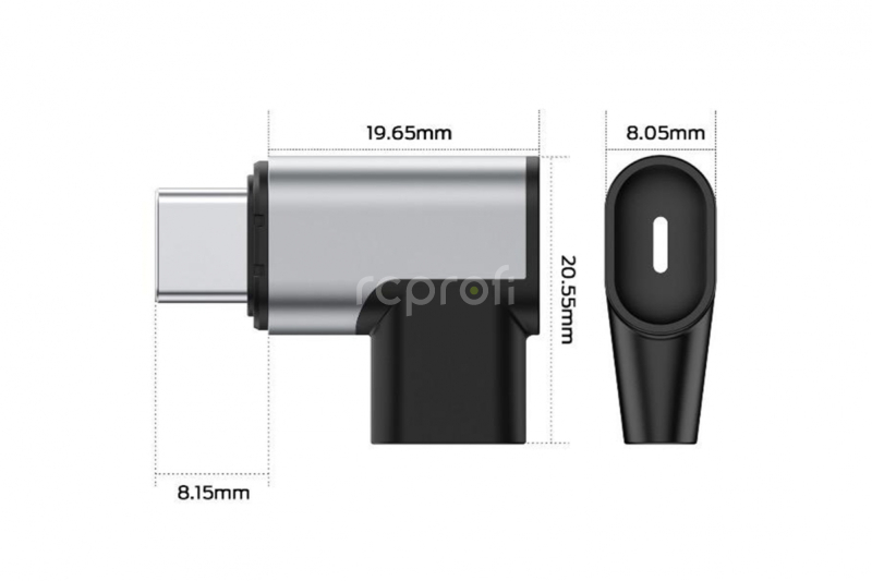 USB-C3.1 Magnetický nabíjecí adaptér pro smartphony / tablety