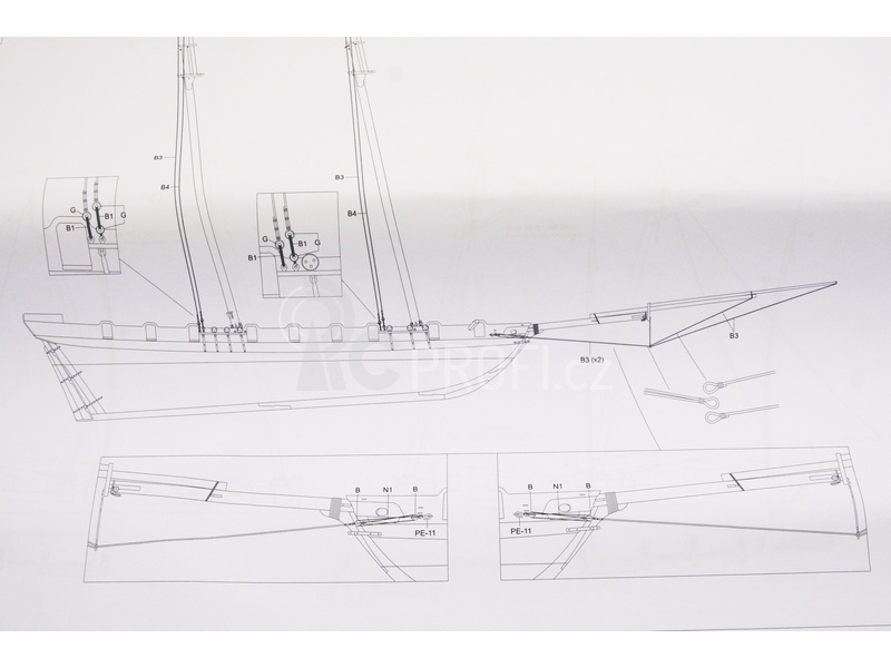 Vanguard Models Grecian US Baltimore 1813 1:64 kit