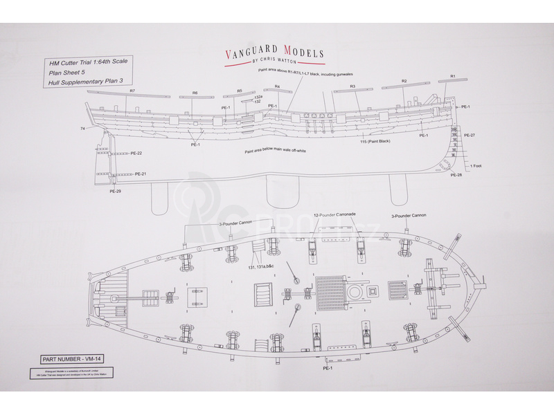 Vanguard Models HM Trial 1790 1:64 kit