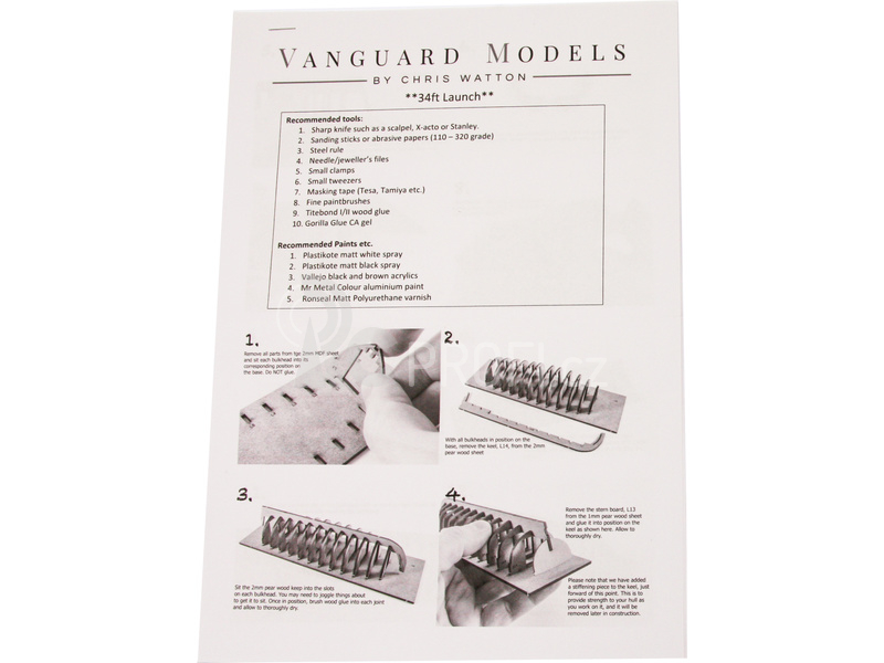 Vanguard Models Launch člun 34