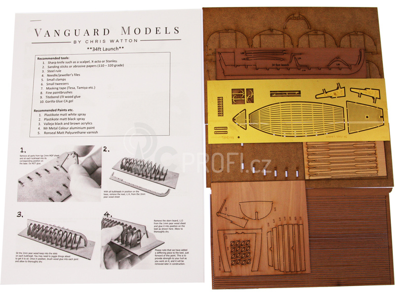 Vanguard Models Launch člun 34