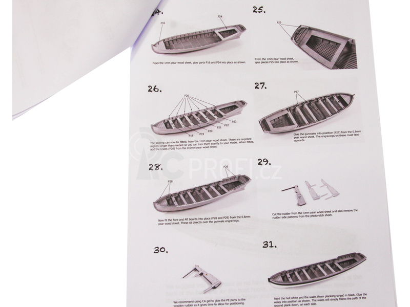 Vanguard Models Pinnace člun 28