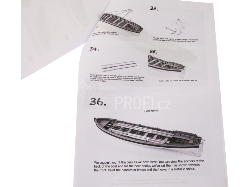 Vanguard Models Pinnace člun 32