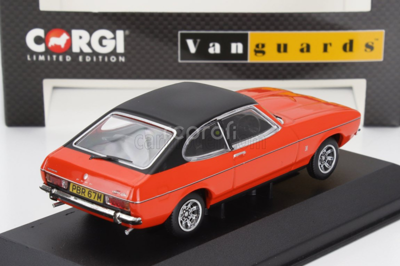 Vanguards Ford england Capri Mkii 3.0l Ghia 1981 1:43 Červená Černá