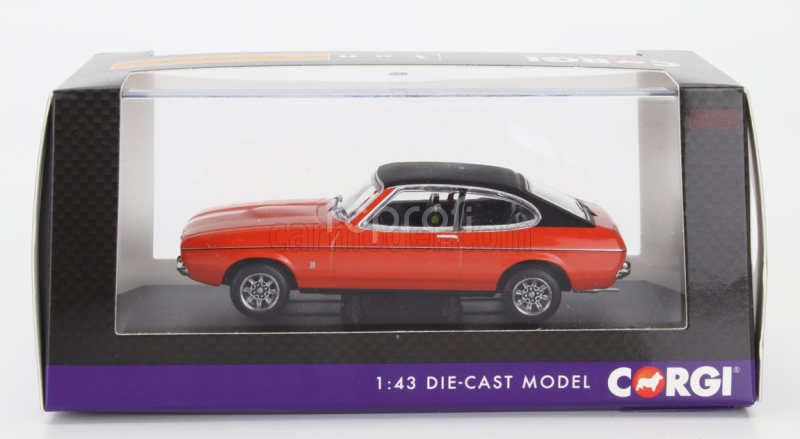 Vanguards Ford england Capri Mkii 3.0l Ghia 1981 1:43 Červená Černá