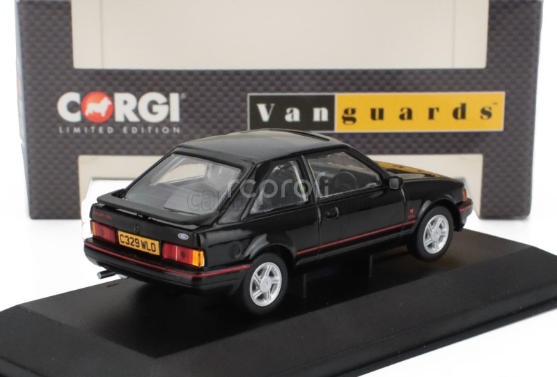 Vanguards Ford england Escort Mkiv Xr3i Rhd 1986 - England Version 1:43 Black
