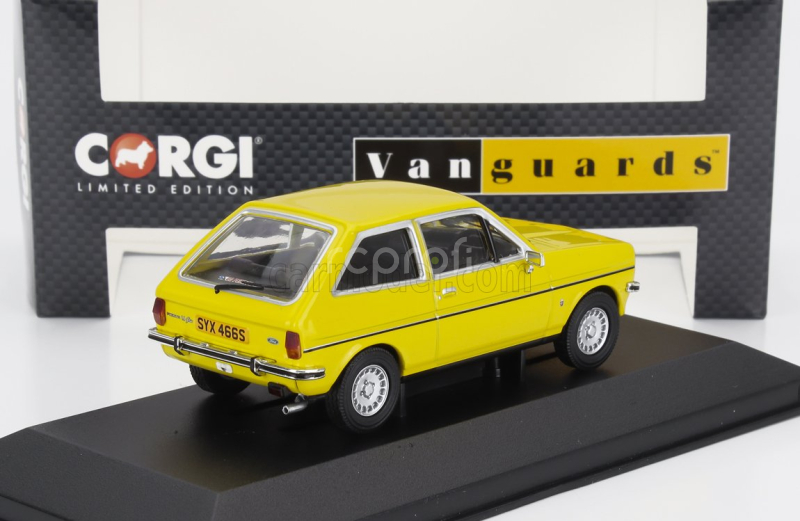 Vanguards Ford england Fiesta Mki 1.3l Ghia 1976 1:43 Žlutá