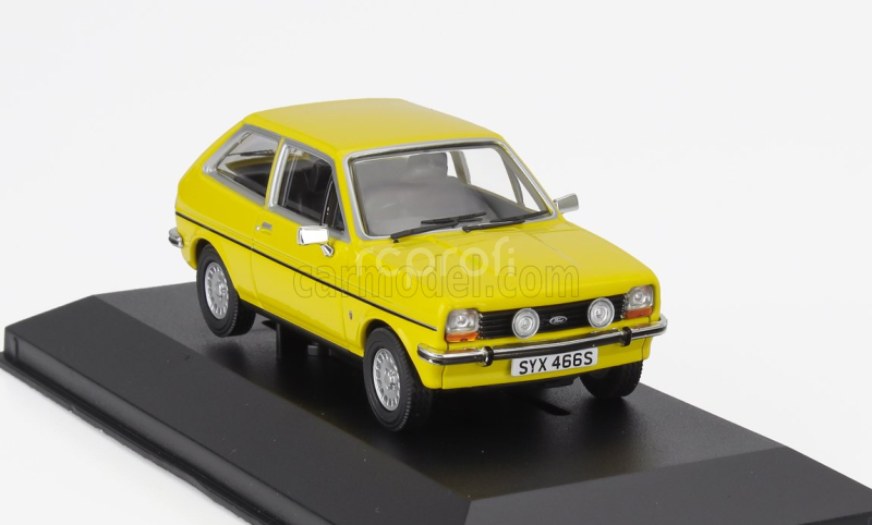 Vanguards Ford england Fiesta Mki 1.3l Ghia 1976 1:43 Žlutá