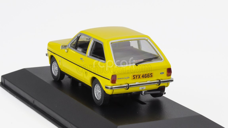 Vanguards Ford england Fiesta Mki 1.3l Ghia 1976 1:43 Žlutá