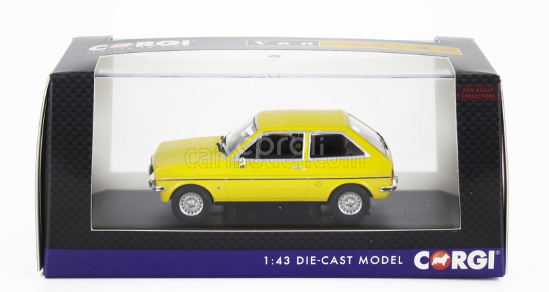 Vanguards Ford england Fiesta Mki 1.3l Ghia 1976 1:43 Žlutá