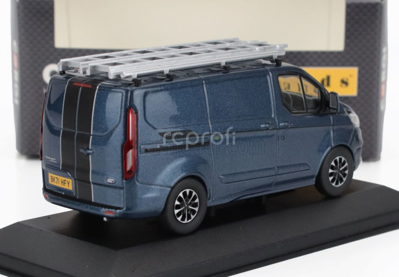 Vanguards Ford england Transit Custom Van 2018 1:43 Blue Met