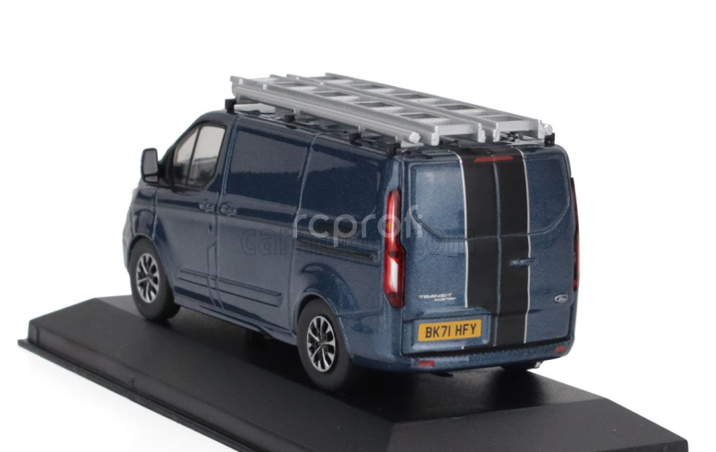 Vanguards Ford england Transit Custom Van 2018 1:43 Blue Met