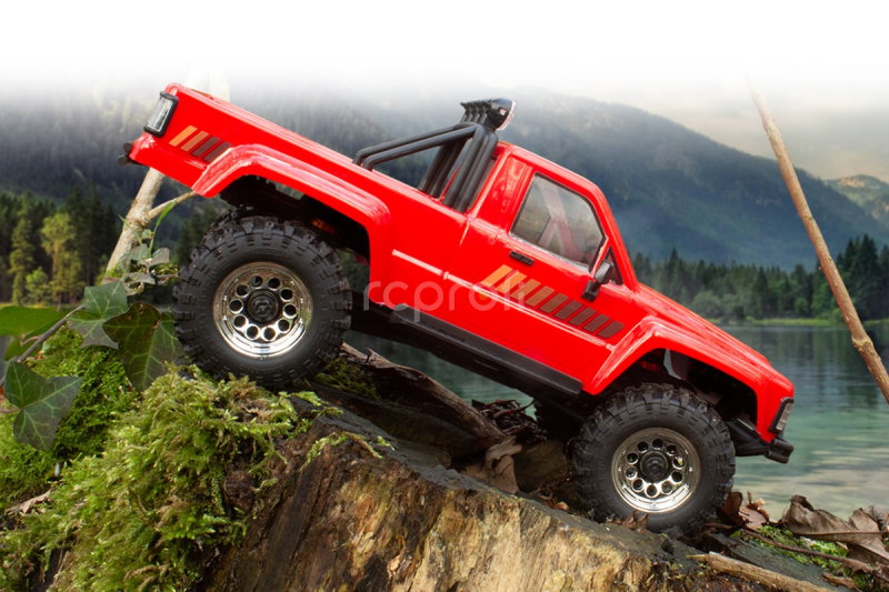 RC auto Venture18 1985 Toyota Hilux SR5, červená