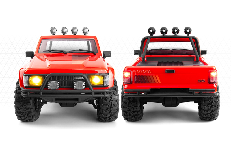 RC auto Venture18 1985 Toyota Hilux SR5, červená