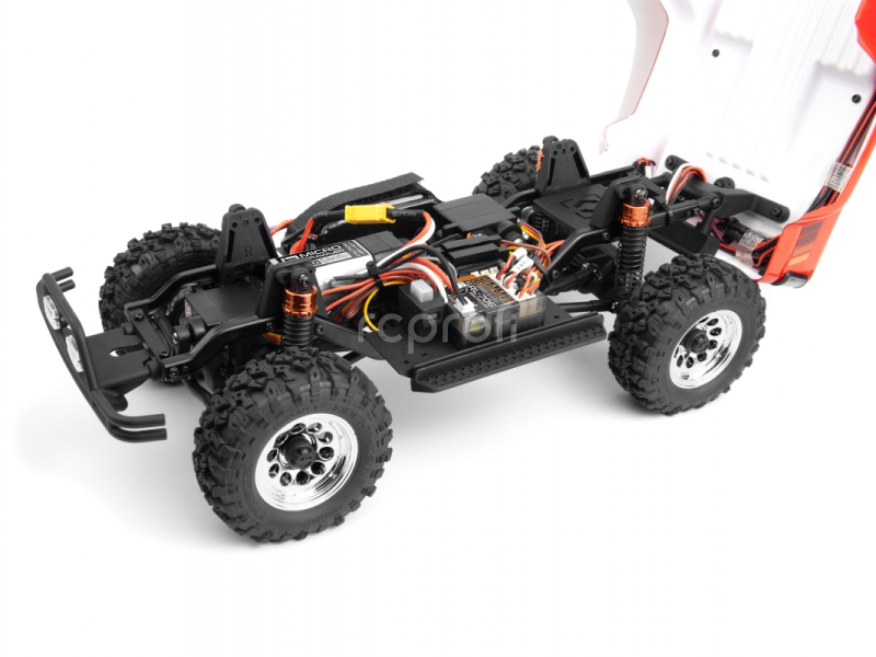 RC auto Venture18 1985 Toyota Hilux SR5, červená