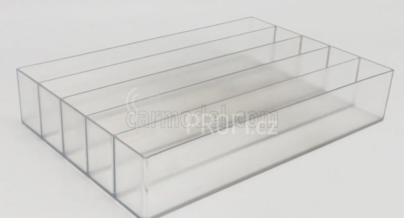 Vetrina display box Accessories Espositore Aperto - For Auto 1/43 1/64 - Cars Not Included - Lungh.lenght Cm 36.8 X Largh.width Cm 6.7 X Alt.height Cm 24.3 (altezza Utile Tra I Ripiani Cm 4.5 Inner Height Among Shelves) 1:43 /
