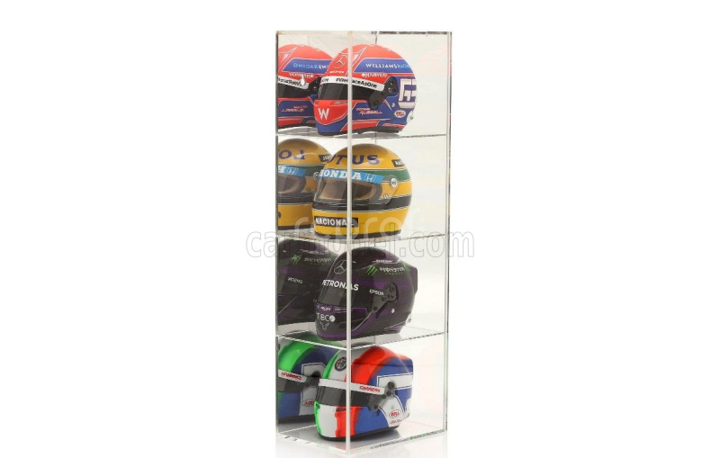 Vetrina display box Vetrina display box Hight Quality Showcase For Up To 4 Helmets 1/2 Lungh.length Cm 21 X Largh.width Cm 15.5 X Alt.height Cm 60.5 1:2 Zrcadlová Zadní Strana