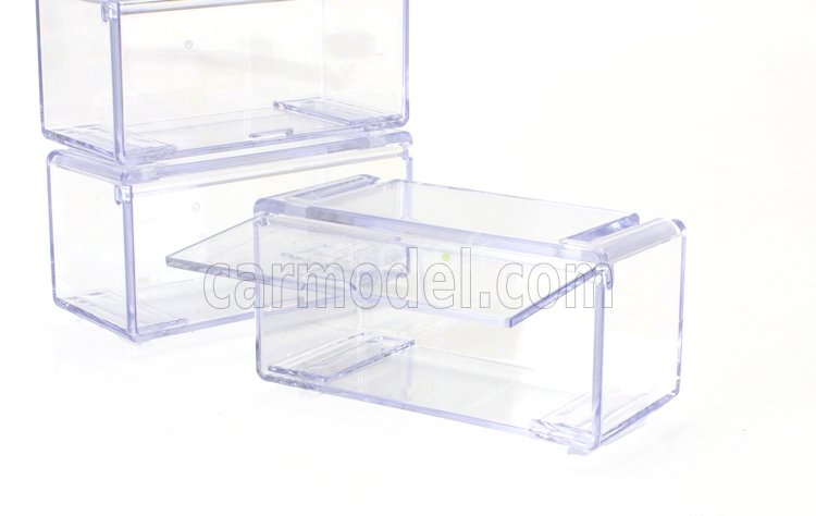Vetrina display box Vetrina display box Set 5x 1/64 Combinable Storage Box - Lungh.length Cm 9.5 X Largh.width Cm 4.2 X Alt.height Cm 4.2 (altezza Interna Interior Height Cm 3.8) 1:64 Plastový Displej