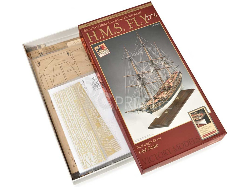 VICTORY MODELS H.M.S. Fly 1776 1:64 kit