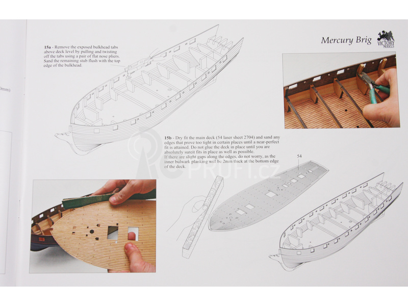 VICTORY MODELS ruská briga 1819 1:64 kit