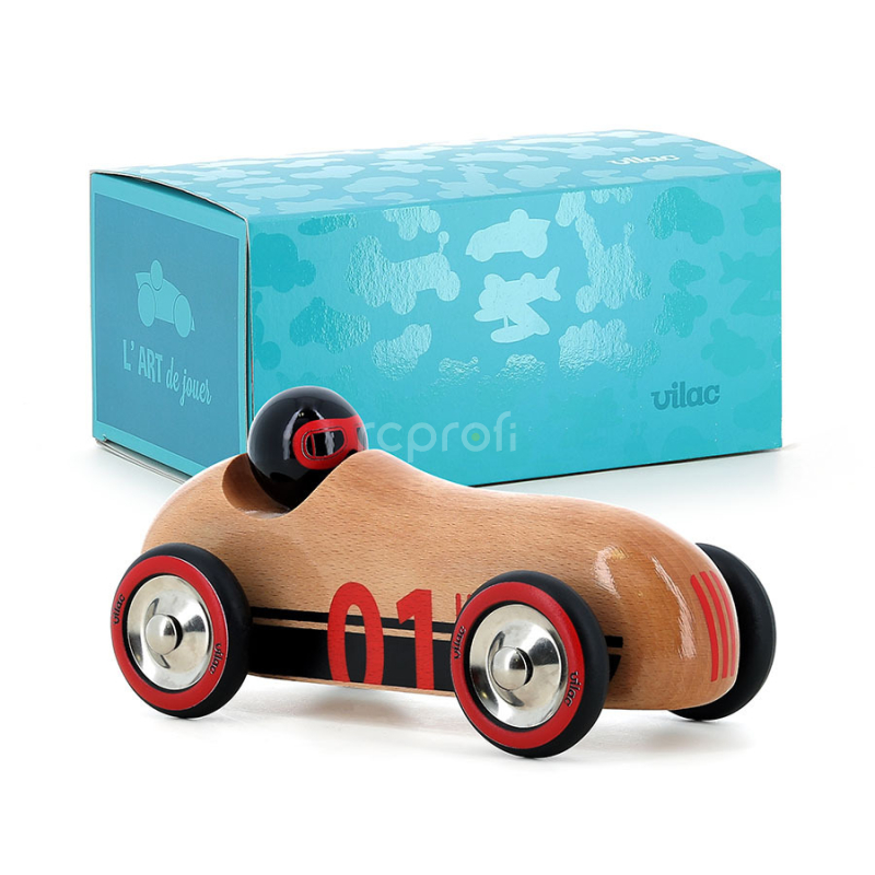 Vilac Dřevěné auto Old Sport Compet přírodní