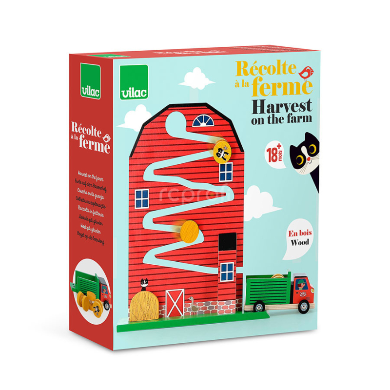 Vilac Dřevěný labyrint Sklizeň na farmě