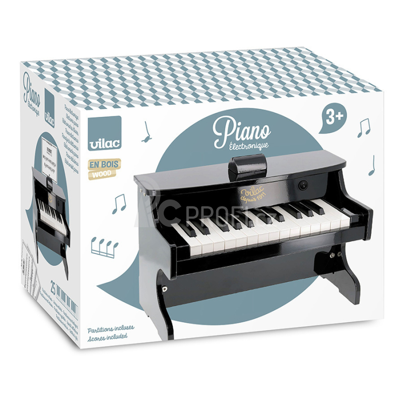 Vilac Elektronické piano černé