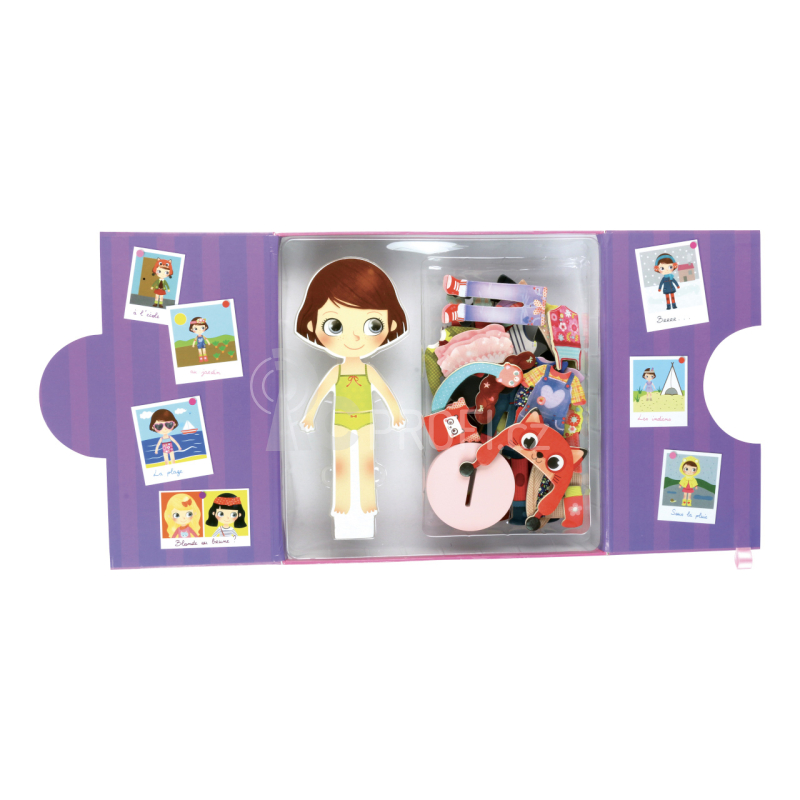 Vilac Magnetické oblékací puzzle Chloe - poškozený obal