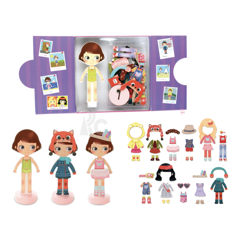 Vilac Magnetické oblékací puzzle Chloe - poškozený obal